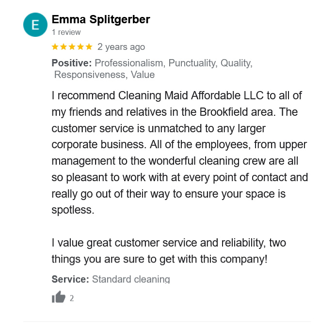 Professional cleaners Brookfield